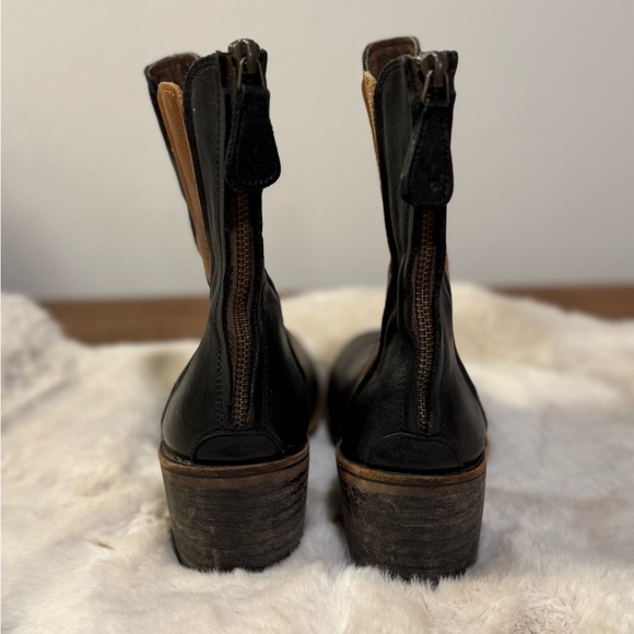 Gee Wawa Black and Brown Women's Ankle Boots size 8 - Picture 2 of 6